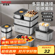 泰福高（TAFUCO）不銹鋼保鮮盒316L食品級飯盒密封便當(dāng)收納餐盒冰箱分裝帶蓋T5380