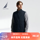 諾帝卡（NAUTICA） 【單件直降】男裝春夏款親膚搖粒絨拼接背心馬甲男KO3313 藏青4NV L
