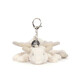 英國jellycat正品雪龍紫龍粉龍包掛飾鑰匙扣玩具毛絨玩偶公仔禮物 雪龍掛件 標準