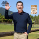 老爺車(chē)（LAOYECHE）純棉長(cháng)袖T恤男春秋季中老年男士休閑上衣老人爸爸裝寬松上衣服