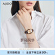 AJIDOU阿吉豆手表女復古英倫風(fēng)棕色商務(wù)優(yōu)雅百搭女神專(zhuān)柜同款腕表 咖啡 25mm