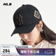 MLB帽子男女刺繡硬頂棒球帽運動四季遮陽帽3ACP8501N-50GOS-F/金色
