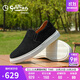 金利來(lái)（Goldlion）男鞋男士休閑鞋時(shí)尚舒適套腳板鞋G539330054AAA黑色41