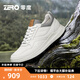 零度Zero運動(dòng)休閑鞋男2025真皮柔軟輕質(zhì)小白鞋日常百搭低幫高爾夫鞋子 白色 41 (255mm) 【皮鞋尺碼】