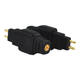 MMCX/SE846/0.78耳機線轉(zhuǎn)HD650 HD580 HD600 耳機轉(zhuǎn)接頭 黑色mmcx轉(zhuǎn)hd650