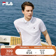 FILA 斐樂(lè )官方polo衫男2025年夏季涼感短袖t恤透氣男士休閑商務(wù)上衣