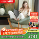 IMG Comfort挪威躺原裝進(jìn)口真皮實(shí)木懶人沙發(fā)豆袋抱抱椅 盧娜椅 橄欖綠