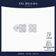 DE BEERS 戴比爾斯 Enchanted Lotus 蓮花18K白金鉆石耳釘（迷你款） 18K白金鉆石耳釘 04