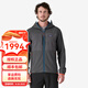 PATAGONIA男士 R2 Techface 戶(hù)外抓絨衣連帽保暖防風(fēng)抓絨衣巴塔哥尼亞83731 FGE灰色 M