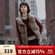 坦博爾羽絨馬甲女短款立領(lǐng)外穿時(shí)尚寬松女士保暖坎肩 巧克力色 M (165)
