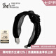 She's茜子經(jīng)典歐根紗發(fā)箍女工藝水晶氣質(zhì)通勤浪漫頭箍發(fā)卡發(fā)飾七夕禮物 百搭深黑G0
