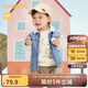 巴拉巴拉兒童外套女童上衣2024秋裝嬰兒寶寶衣服時尚洋氣潮流208324105210