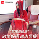 FitonTon圍巾女名族風(fēng)大披肩云南西藏旅游外搭披風(fēng)斗篷保暖拍照連帽外套