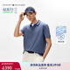TOMMY HILFIGER【輕涼感】25夏季男絲棉混紡商務(wù)純色短袖T恤翻領(lǐng)POLO41178 深藍(lán)色C9T M （推薦：135-150斤）