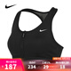 耐克NIKE【滔搏運(yùn)動(dòng)】耐克女子AS W NK DF SWOOSH PDED FZ BRABRA背心 FN2732-010 XL