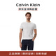 Calvin Klein男士夏季短袖圓領(lǐng)T恤3件裝 LV00NB4051 100白/白/白  2XL 