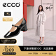 愛(ài)步（ECCO）瑪麗珍鞋女鞋 2025年夏季倪妮同款高跟鞋淺口單鞋 型塑290963 黑色29096301001 37