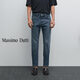 Massimo Dutti折扣升級2026男裝休閑通勤風(fēng)簡(jiǎn)約百搭修身版牛仔褲男00300101 深藍色 34 (185/90A)尺碼偏大