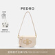 PEDRO牛皮馬鞍包ICON系列單肩包腋下包斜挎包女包PW2-75210151 PW2-75210151-8香檳色 XS