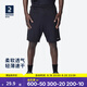 迪卡儂（DECATHLON）運動短褲男籃球褲跑步健身夏季休閑薄五分褲寬松速干TARMAK 黑色短褲 XL