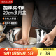 美廚（maxcook）304不銹鋼盆和面盆 洗菜盆沙拉盆玻璃 打蛋盆發(fā)面盆29cm MCWA8380