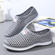 NAOISKEY?腦斯基夏季男士洞洞鞋涼鞋透氣網(wǎng)鞋休閑鳥(niǎo)巢鞋戶(hù)外涉水沙灘涼鞋男款 灰色常規款 39 【偏小一碼】