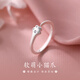 戚小米s999純銀貓爪戒指女小眾設計開(kāi)口戒素圈食指戒輕奢高級感尾戒子 999足銀貓爪戒指【開(kāi)口可調節】
