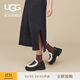 UGG秋季新款女士時(shí)尚舒適厚底粗跟純色溢毛包頭鞋1171507BLK|黑色 38