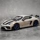 NOREV諾威爾1:18保時(shí)捷911 GT4 跑車(chē)718 合金汽車(chē)模型收藏 車(chē)模送禮 GT4 硬頂 冰灰色現貨