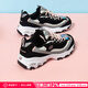 斯凱奇（Skechers）女鞋25秋季新款厚底增高老爹鞋透氣休閑鞋潮流時(shí)尚經(jīng)典復古熊貓鞋 小粉熊/奶茶熊/熱銷(xiāo)款/曬圖返10 36.5 內長(cháng)235mm