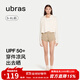 ubras虞書(shū)欣同透氣連帽防曬衣罩衫女輕薄透氣女防紫外 【防曬罩衫】馥芮白色 M
