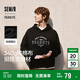 森馬（Semir）史努比系列連帽衛(wèi)衣男復古學院印花情侶裝秋季寬松101524116201