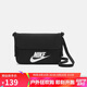 耐克（NIKE）男女斜挎包 單肩包手提包拎包旅行包休閑包CW9300-010黑