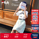 FILA KIDSx原田治聯(lián)名系列斐樂兒童裙子2025夏季新款女大童連衣裙 舒適綠-LG 165