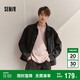 森馬（Semir）牛仔外套男25秋復(fù)古水洗輕工裝夾克小寬松上衣中性款109125108113