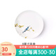 Gao Chun Ceramics高淳陶瓷 手繪骨瓷餐具套裝家用簡(jiǎn)約餐具米飯碗碟盤(pán)碟碗送禮套裝 8英寸平盤(pán)