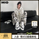 MIO【宋亞軒同款】米奧小白休閑鞋厚底板鞋運動情侶溶解女鞋男老爹鞋 黑白/藍(lán)色 （賀峻霖同款） 38