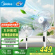 美的（Midea）電風(fēng)扇家用遙控定時(shí)落地扇臥室客廳變頻直流輕音低噪小型臺立兩用風(fēng)扇落地大風(fēng)力電扇 FS40-18AR【9葉遙控 三種高度可調】