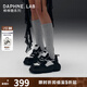 DAPHNE LAB【低至5折】棒棒糖面包鞋 早秋綁帶大頭厚底鞋增高女鞋 泫雅同款 黑色【明星同款】 39