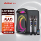 愛(ài)浪（Avlight）D60無(wú)線(xiàn)藍牙音箱 戶(hù)外K歌低音炮 廣場(chǎng)舞音響 便攜式手提音響帶話(huà)筒樂(lè )器彈唱收音機語(yǔ)音播報器