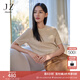 玖姿·安娜蔻優(yōu)雅復(fù)古夏日通勤小香風(fēng)短袖針織衫女2025夏季新款 杏色 L