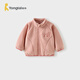 童泰（TONGTAI）寶寶外套秋冬季兒童衣服男童休閑外出上衣女童搖粒絨立領(lǐng)秋裝 粉色 90 碼(建議18-24月身高80-92cm)