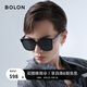 BOLON暴龍眼鏡王鶴棣同款墨鏡男黑超方框太陽(yáng)鏡七夕禮物送男女友BL3111 A10-灰色非偏光