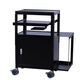 電腦移動(dòng)推車(chē)多媒體顯示器打印機放置架機房運維車(chē)移動(dòng)調試工作臺 PB97-12 830-1130