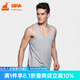 銅牛內(nèi)衣背心男時(shí)尚透氣居家汗布男背心白色基礎(chǔ)打底NB002 10花灰 L (170/95)
