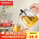 金灶（KAMJOVE）泡茶壺飄逸杯 耐熱玻璃茶具功夫辦公室花茶壺 茶水分離杯茶壺家用 A-19加長濾籃 750ml