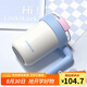 樂(lè)扣樂(lè)扣（LOCK&LOCK）陶瓷覆層保溫桌用馬克杯男女高顏值辦公水杯850ML白色LHC4403WHT