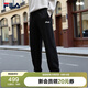 FILA 斐樂(lè )官方男士針織長(cháng)褲2025秋季時(shí)尚休閑寬松收口運動(dòng)褲