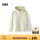 森馬（Semir）森柔棉|商場同款外套女純色寬松慵懶2025秋連帽夾克101525108008
