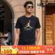 Jordan運動(dòng)T恤 AJ 男文化衫JUMPMAN FLIGHT短袖AO0665-011黑M